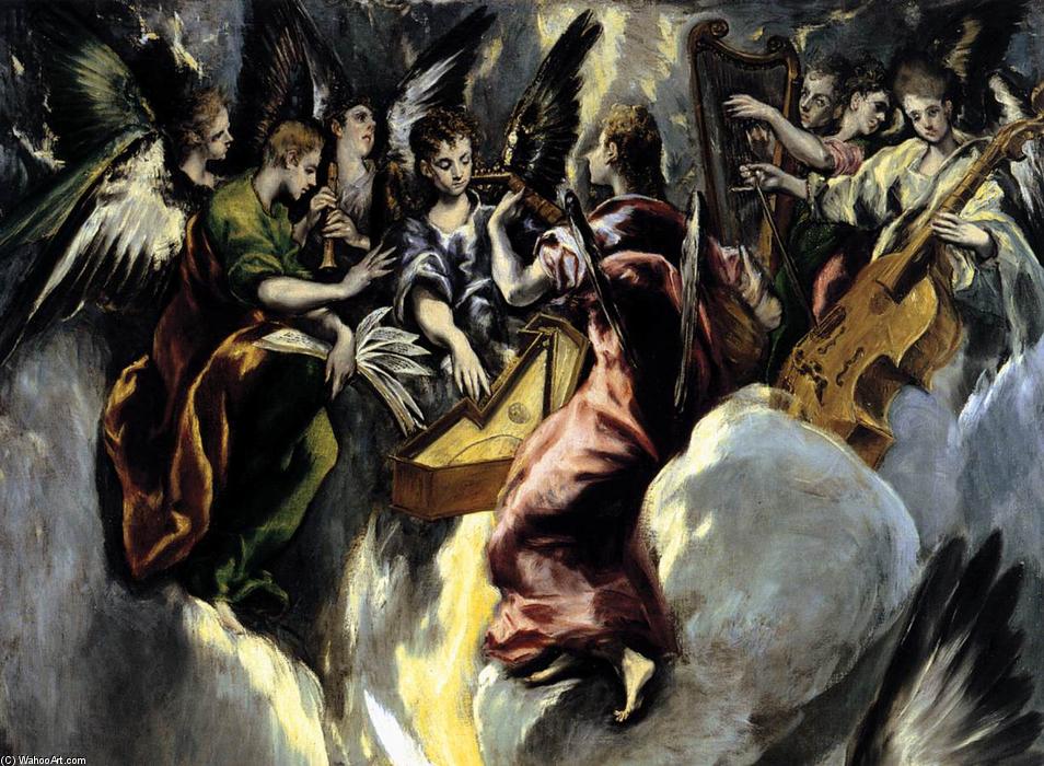 The Annunciation (detail) — El Greco