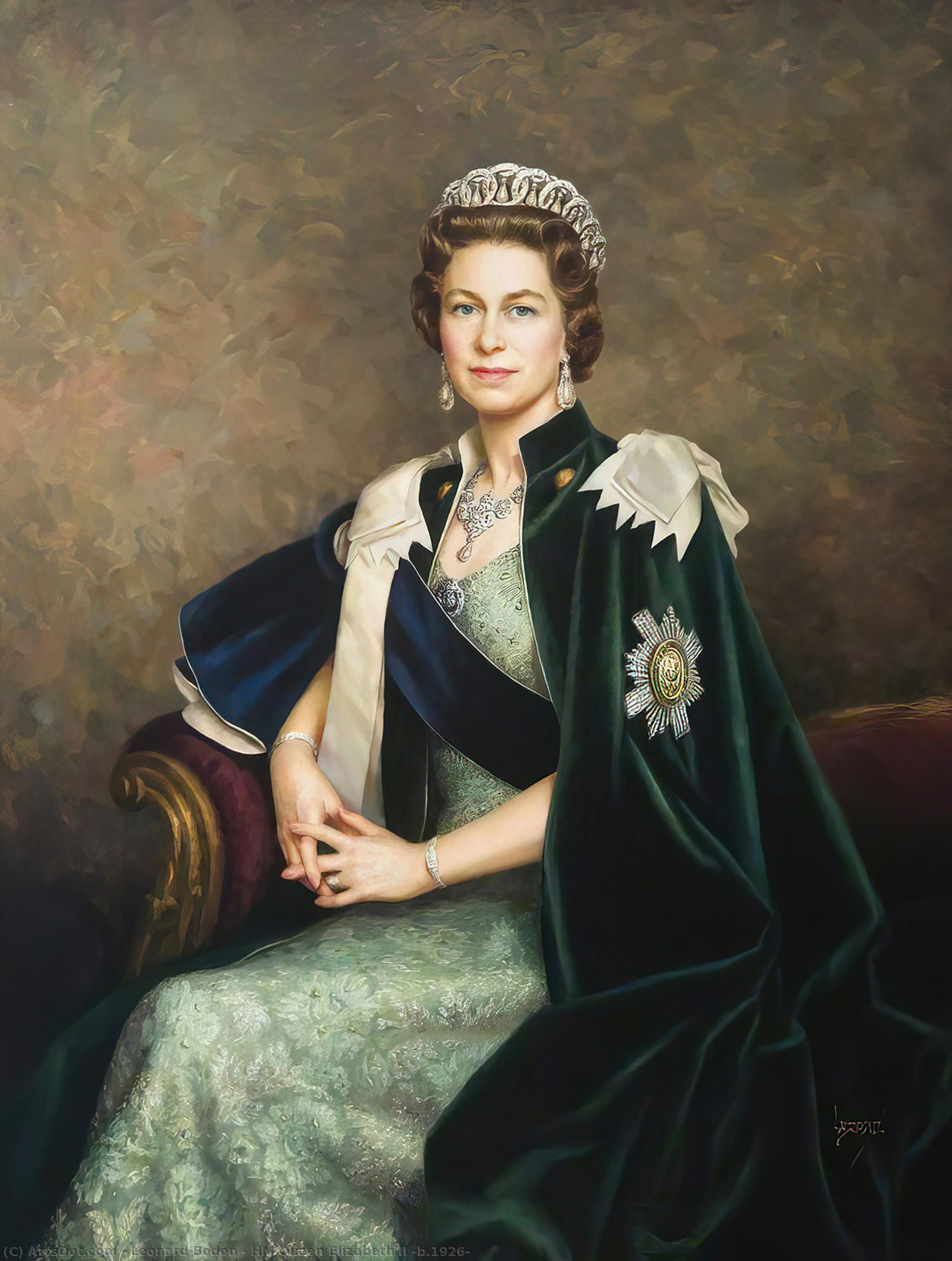 Hm Queen Elizabeth Ii (b.1926) — Leonard Boden