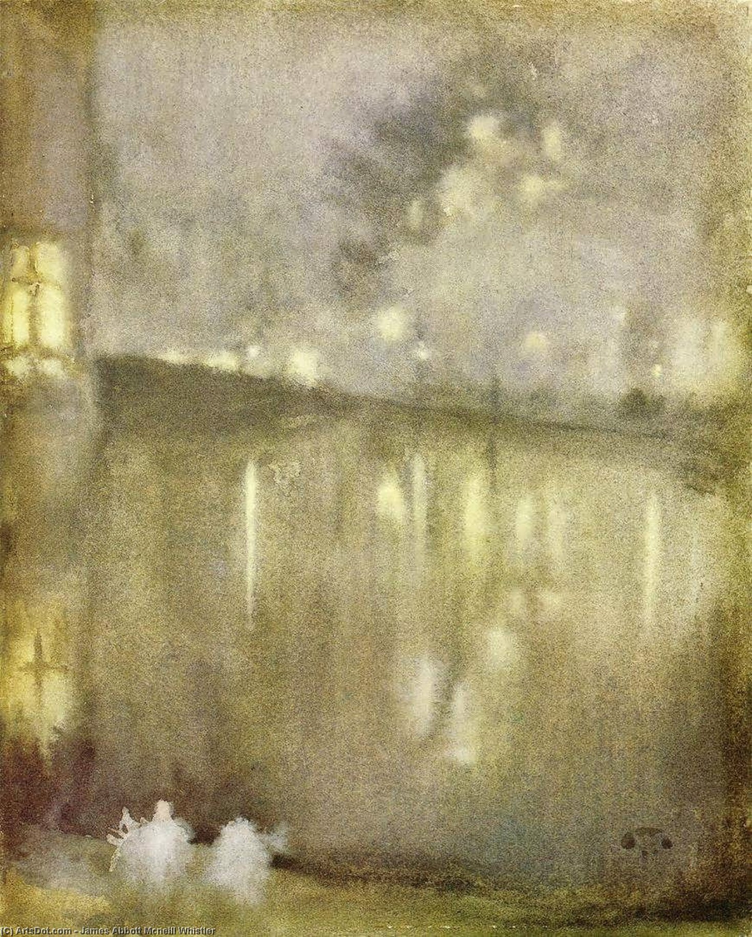 Nocturne: Grau Und Gold - Kanal — James Abbott Mcneill Whistler