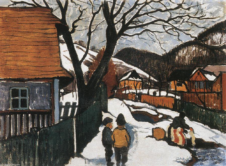 Village In Winter — Sándor Ziffer