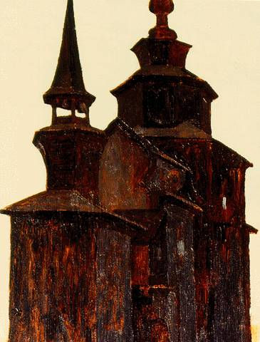 Rostov Veliky. Church On Ishna — Nikola Roerić