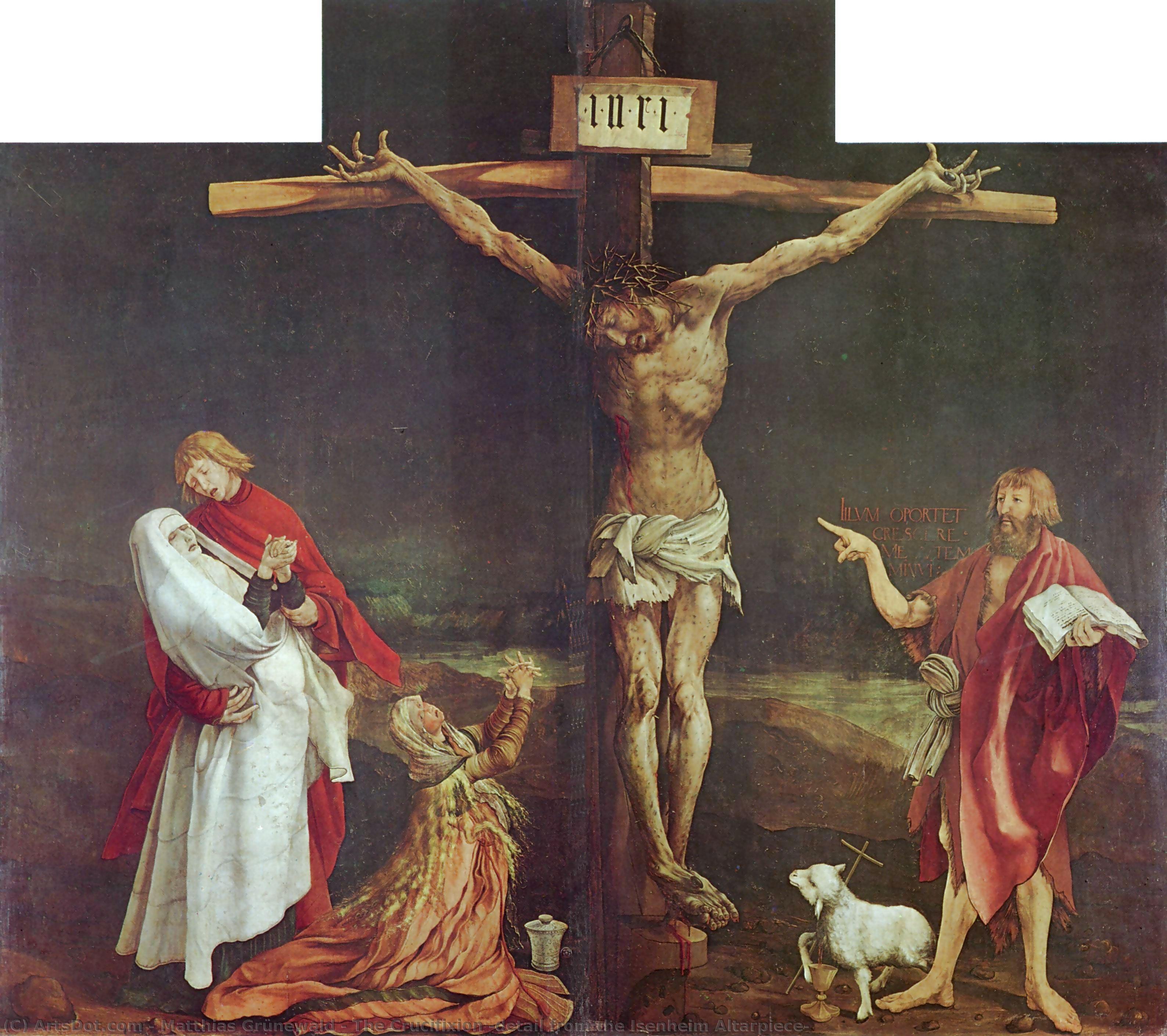 The Crucifixion (detail From The Isenheim Altarpiece) — Matthias Grünewald