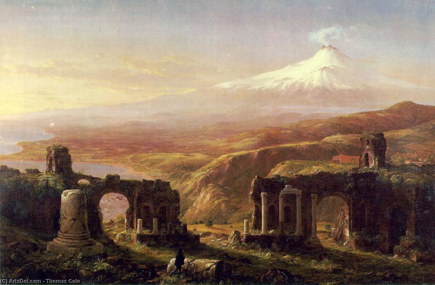 Mount Aetna From Taormina — Томас Коул