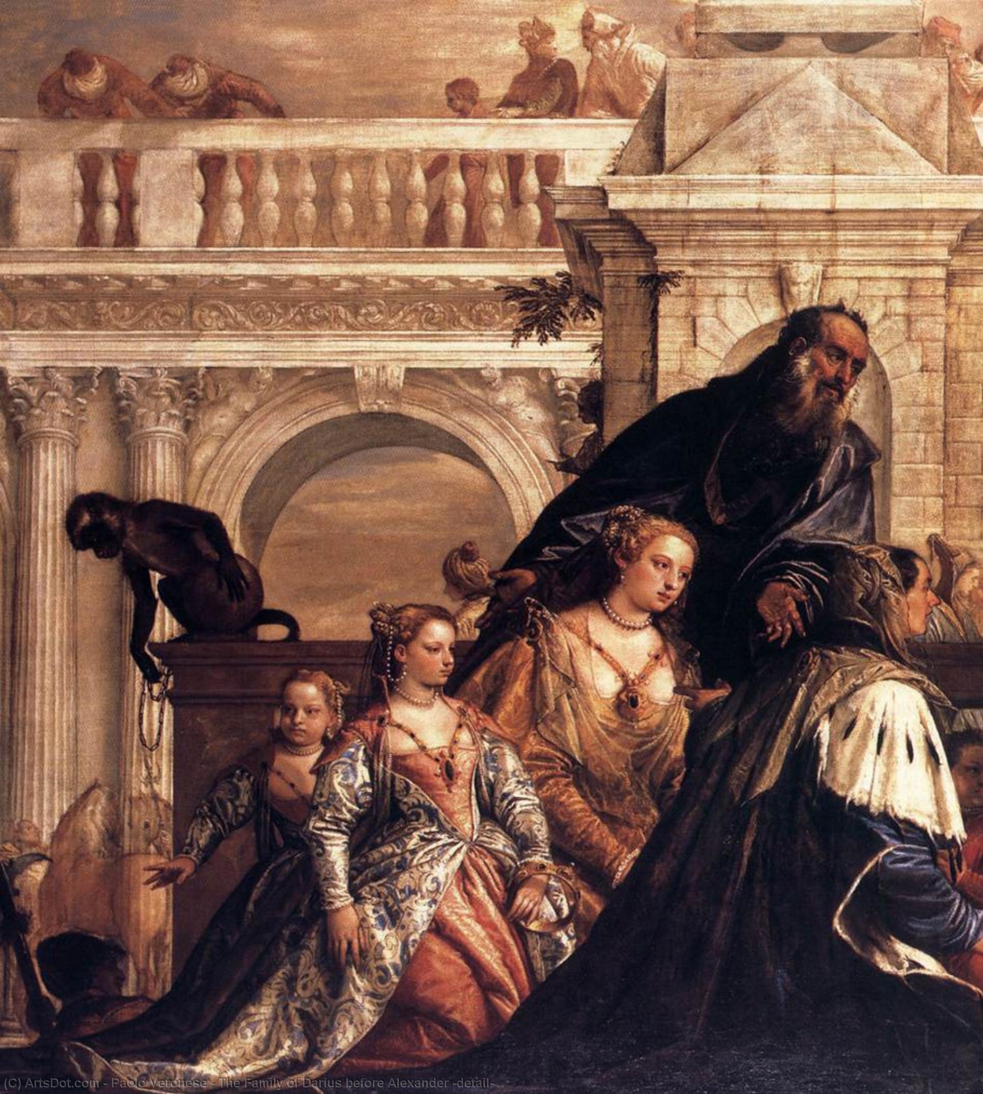 The Family Of Darius Before Alexander (detail) — Paolo Veronese