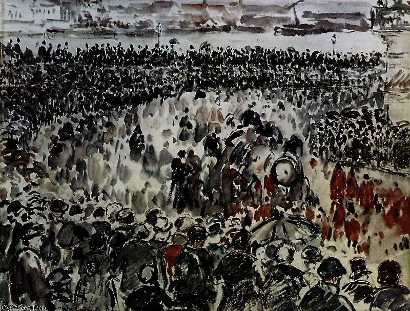 Rouen Burial Of Cardinal Bonnechose Sun — Kamij Pisaro