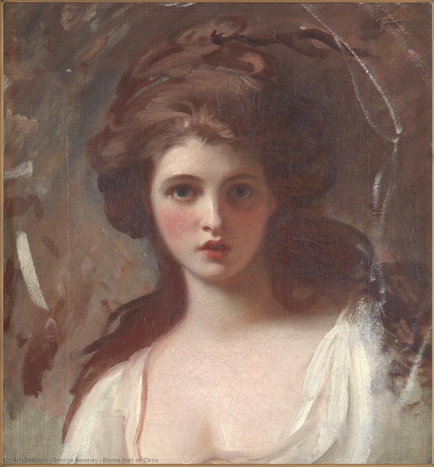 Emma Hart As Circe — George Romney