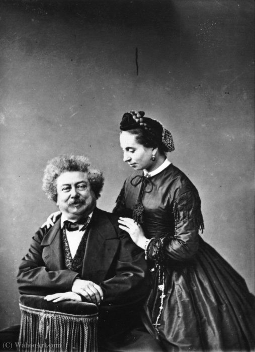 Portraits Alexandre Dumas — Félix Nadar