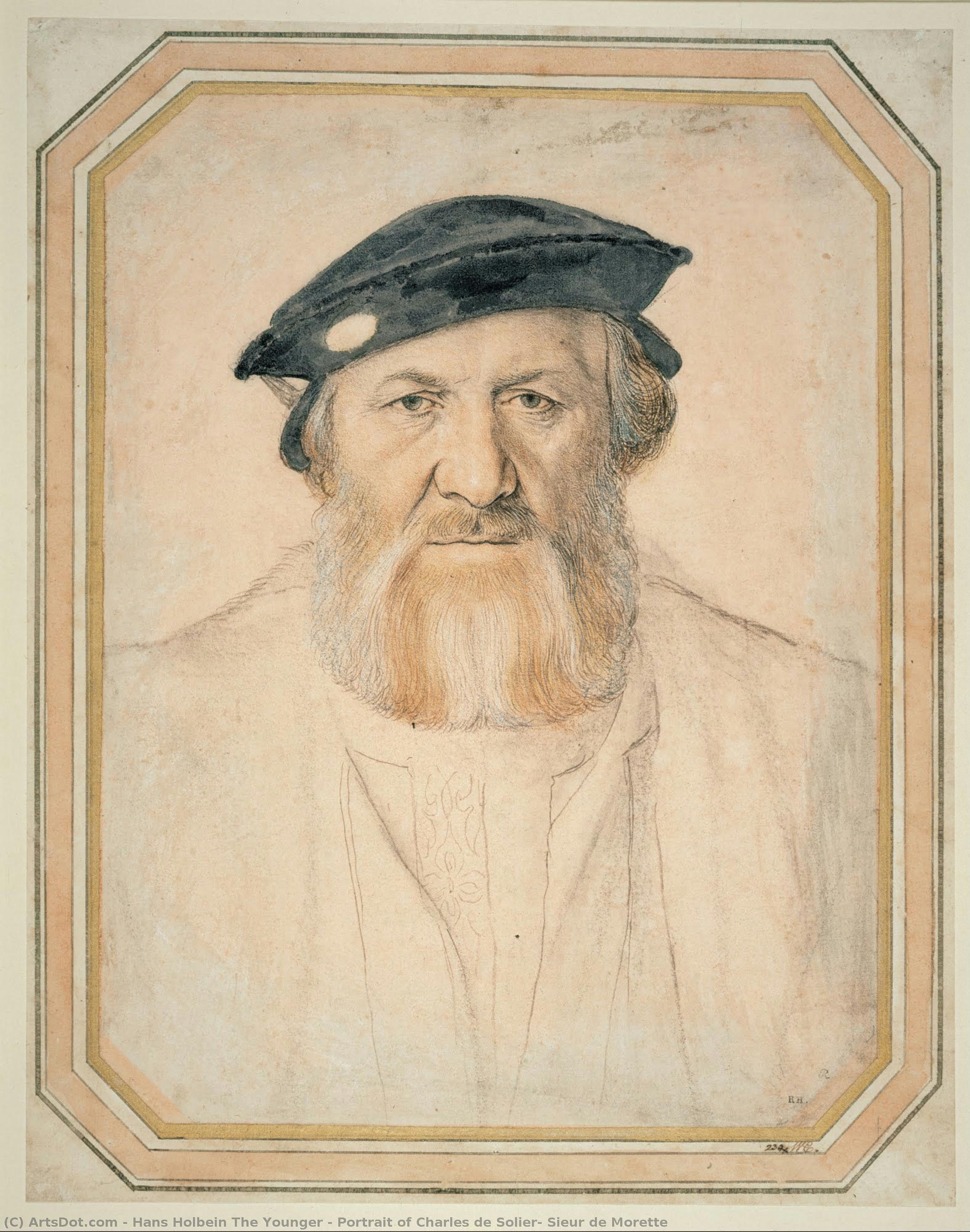 Retrato De Carlos De Solier, Señor De Morette — Hans Holbein El Joven