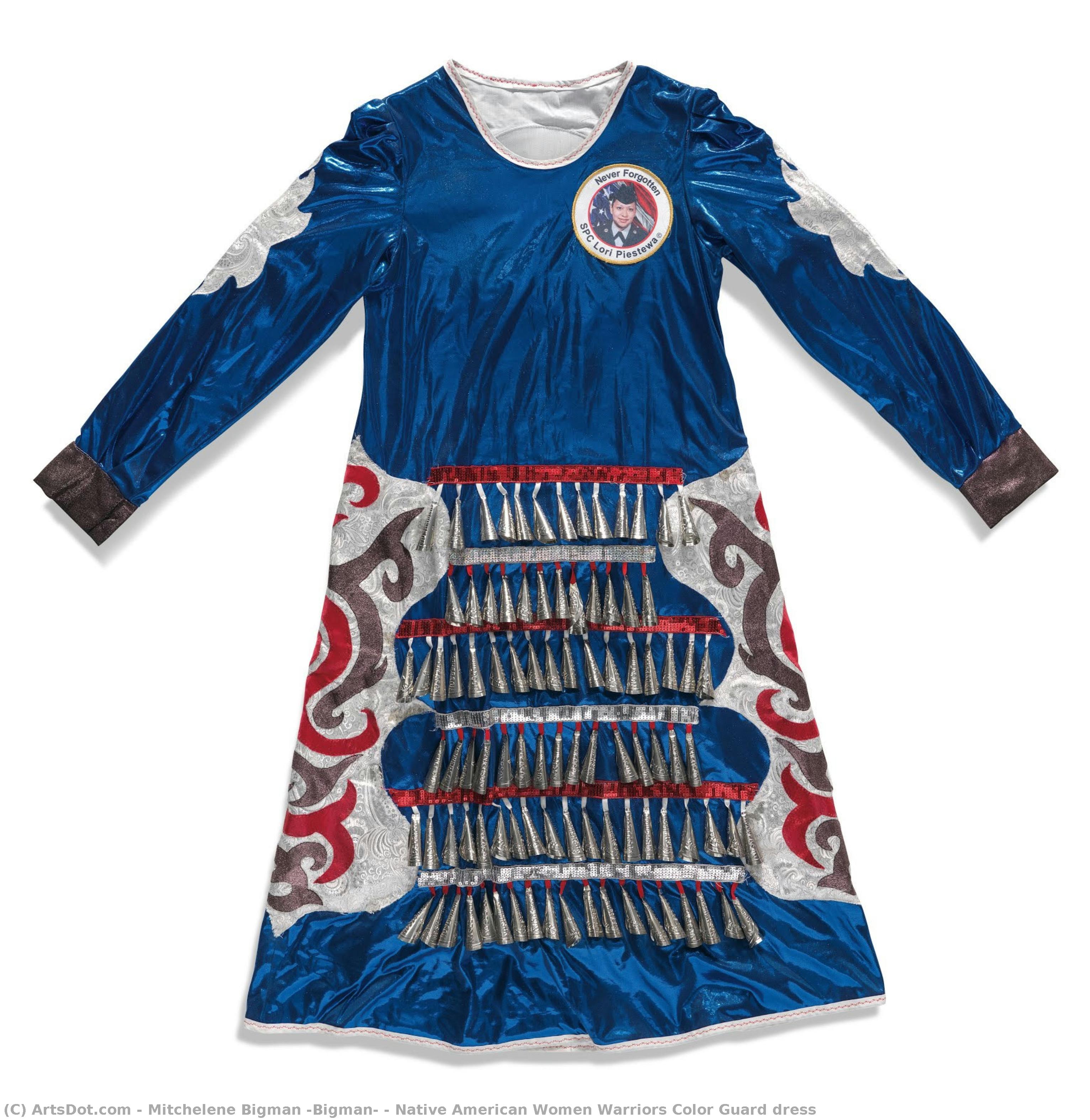 Native American Women Warriors Color Guard Dress — Mitchelene Bigman (bigman)