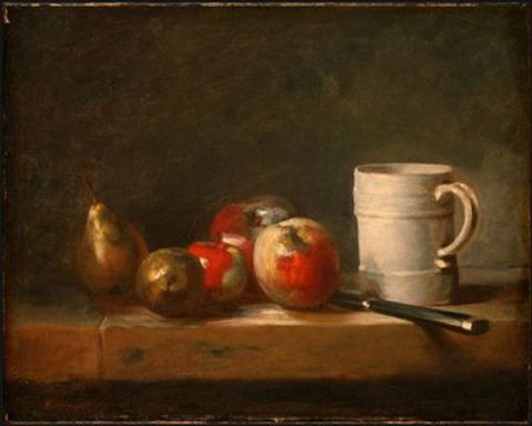 Still Life With A White Mug — Jean-baptiste-siméon Chardin