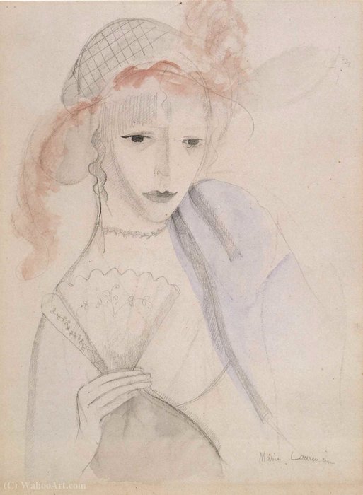 Femme À L'éventail (1913) — Marie Laurencin
