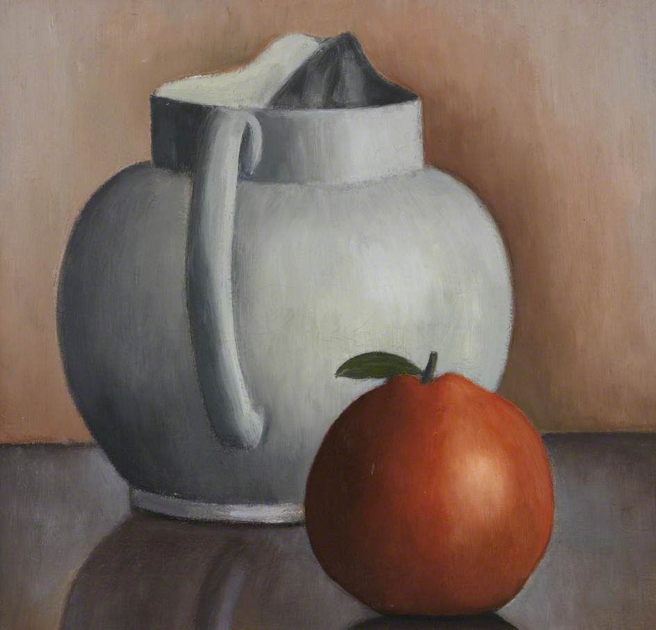 White Jug And Orange — Ruth Addinall