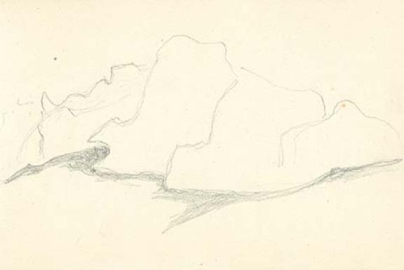 Sketch Of Mountain Landscape 12 — Nicholas Roerich