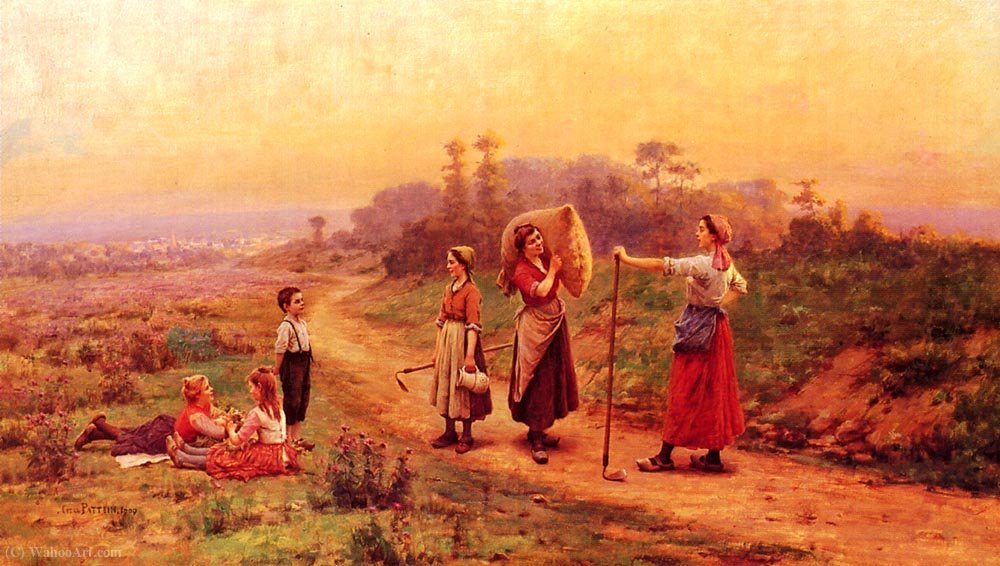 A Meeting On A Country Path — Cesar Pattein