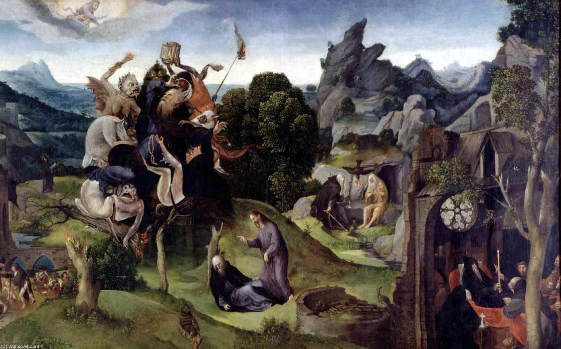 Scenes From The Life Of St. Anthony Abbot — Cornelis Cornelisz Kunst
