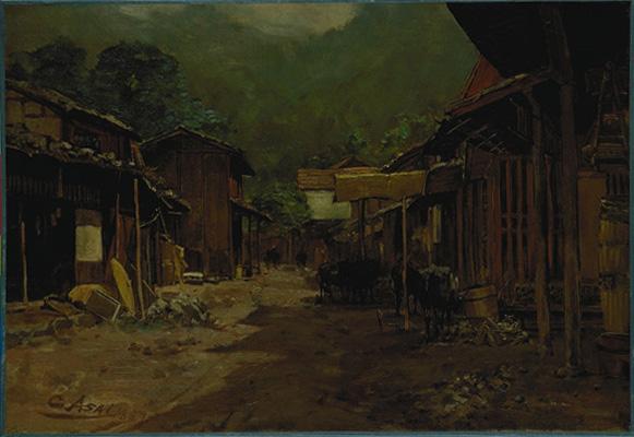 Village Near Hachioji — Asai Chū