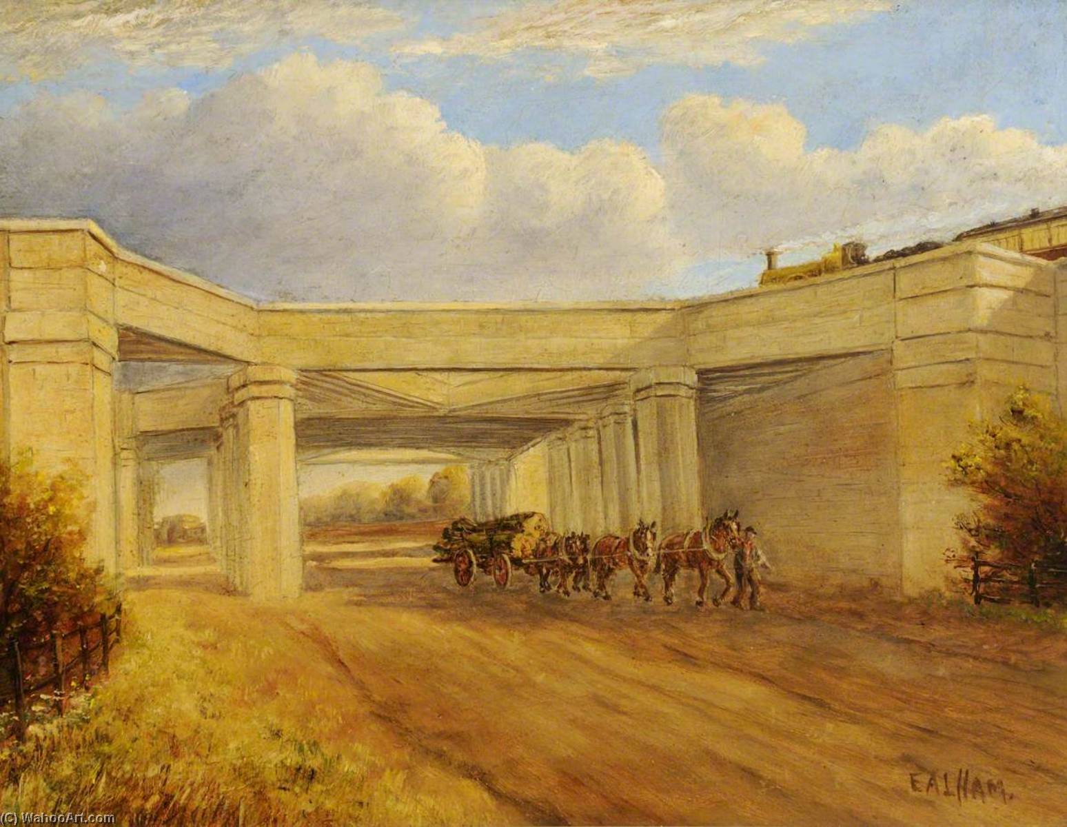Great Western Railway Bridge Over Uxbridge Road Near Hanwell — Ernest A. L. Ham