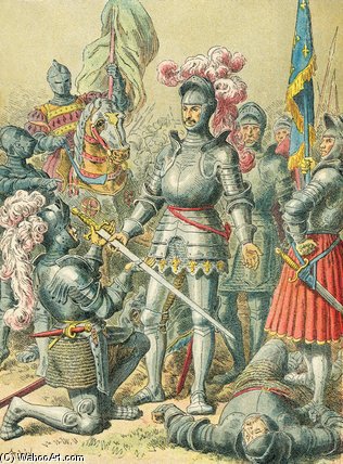 King Francis I At The Battle Of Pavia — Frederic Theodore Lix