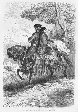Spanish Contrabandista Of Ronda And His Maja — Paul Gustave Doré