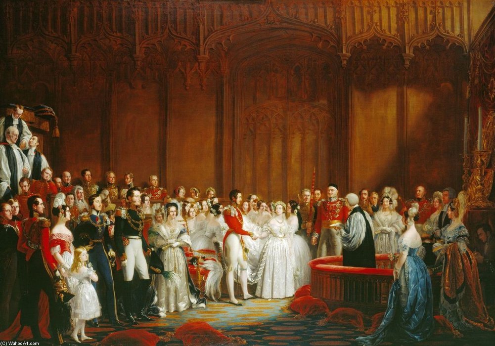 The Marriage Of Queen Victoria — George Hayter