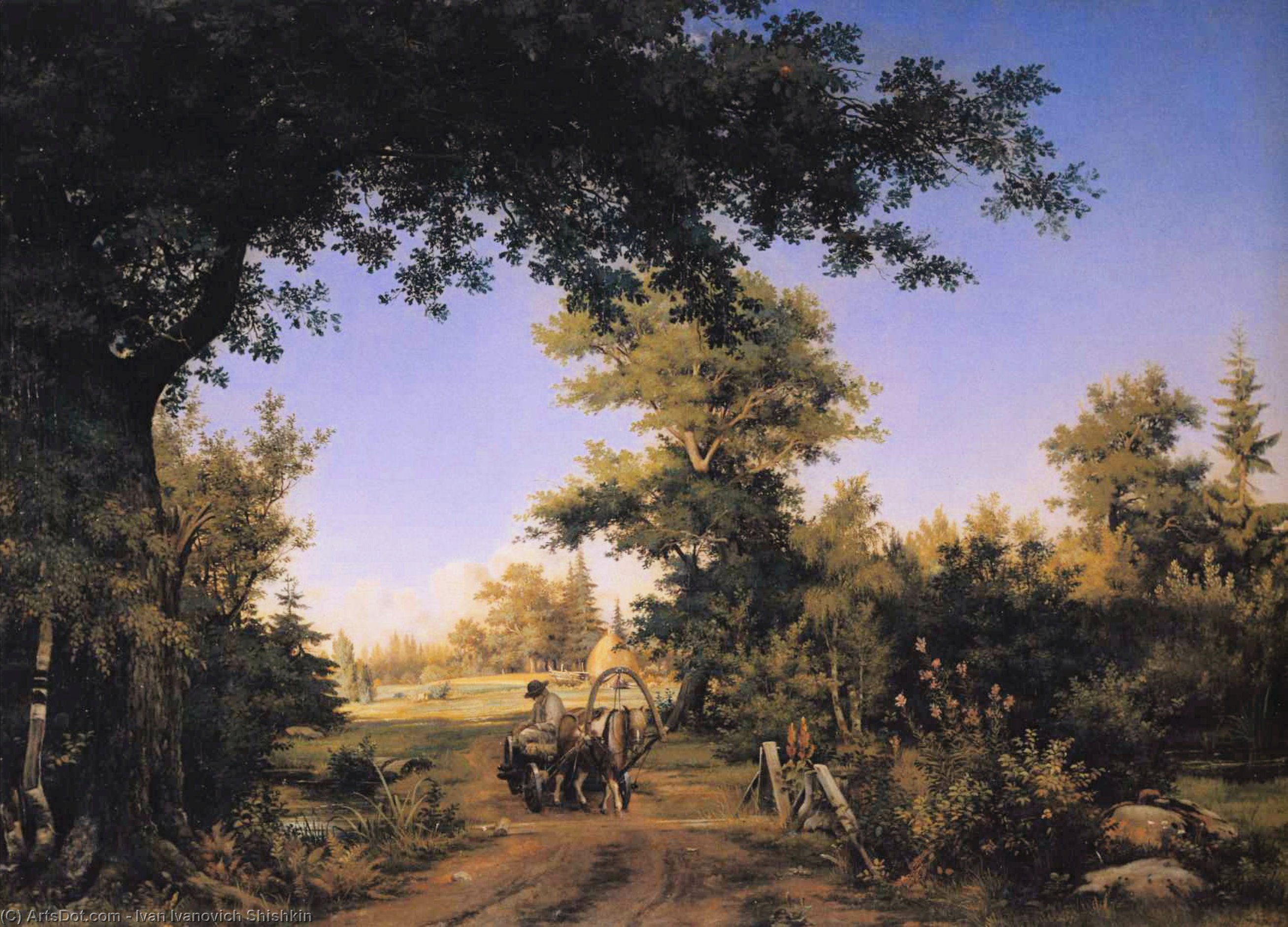 View In The Vicinity Of St. Petersburg — Иван Шишкин