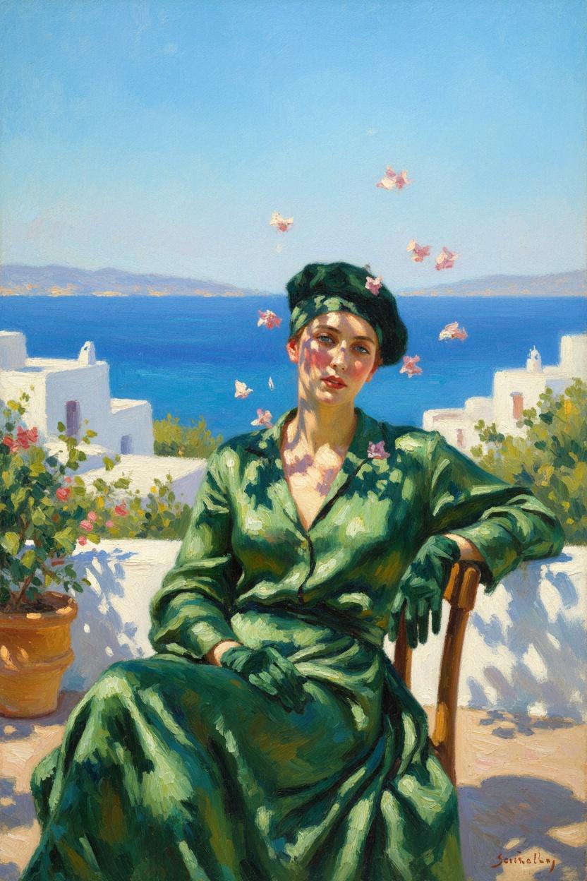 Ephemeral Verdure: A Mediterranean Solitude — Océane Michel