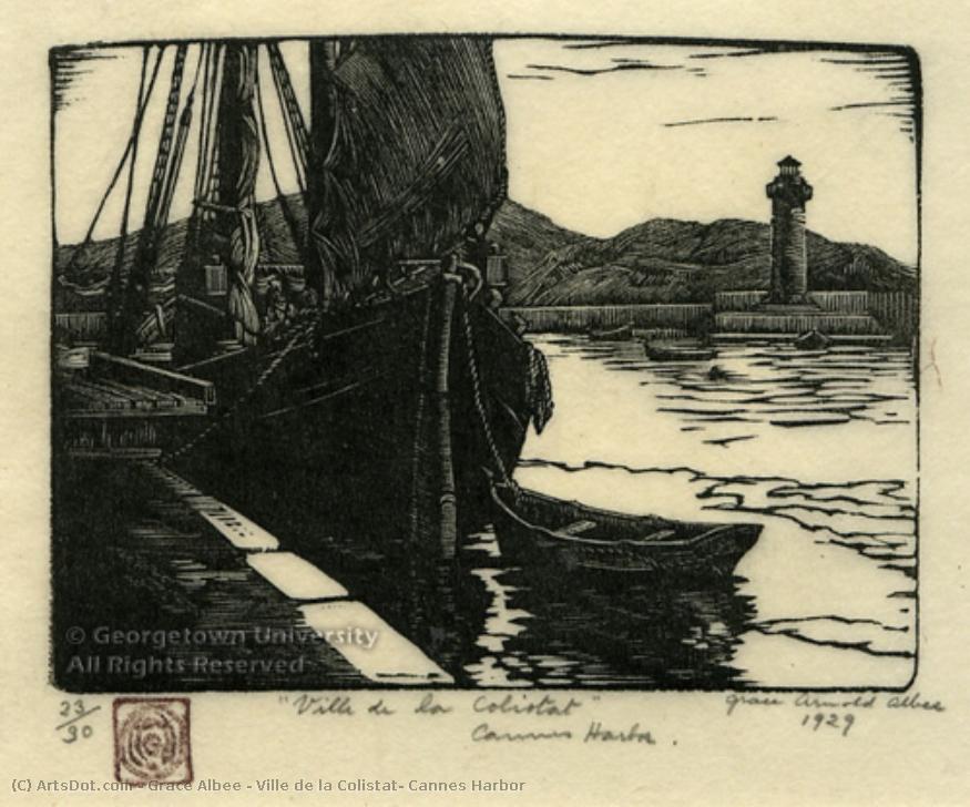Ville De La Colistat, Cannes Harbor — Grace Thurston Arnold Albee