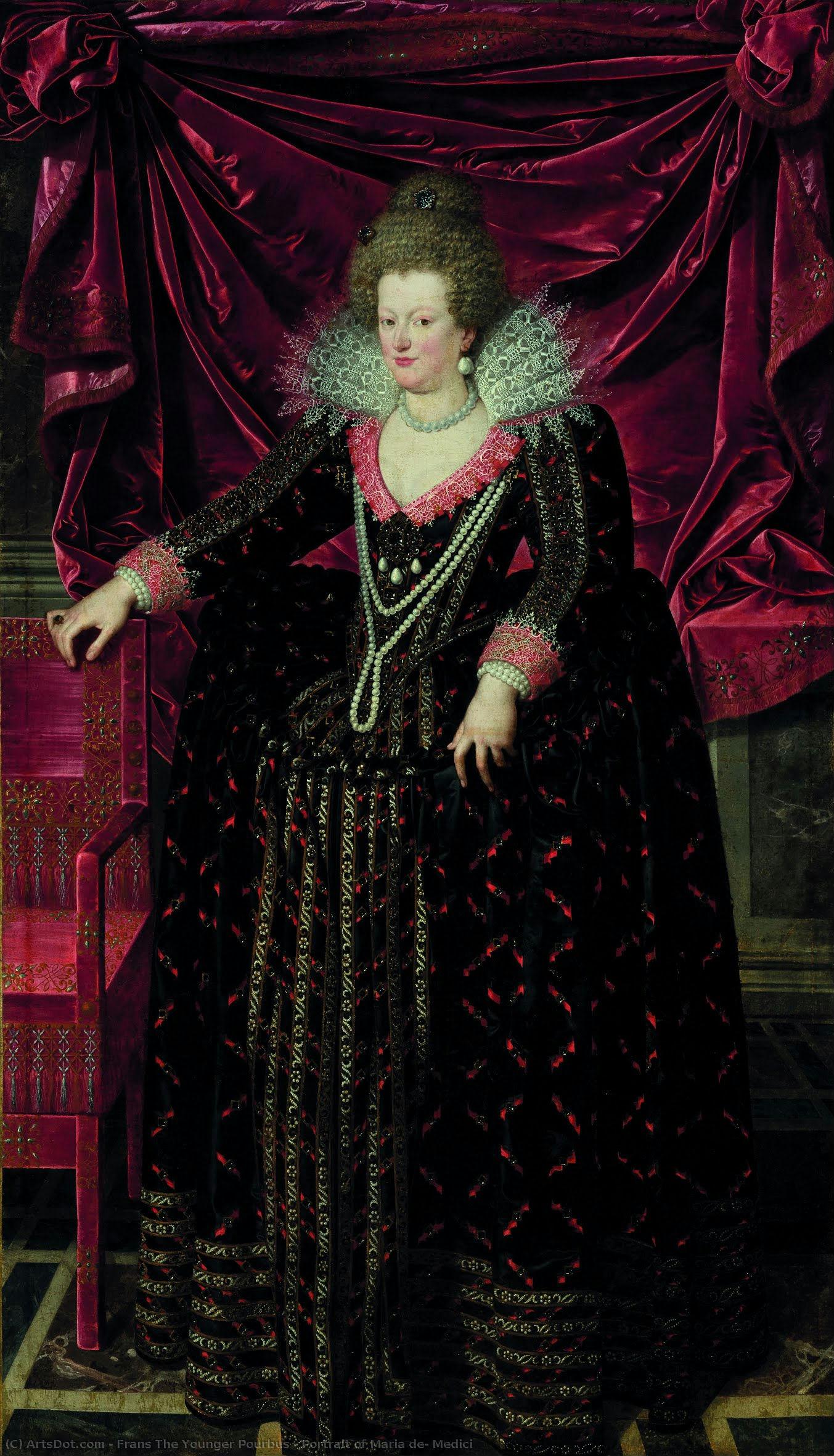 Portrait Of Maria De’ Medici — Frans The Younger Pourbus