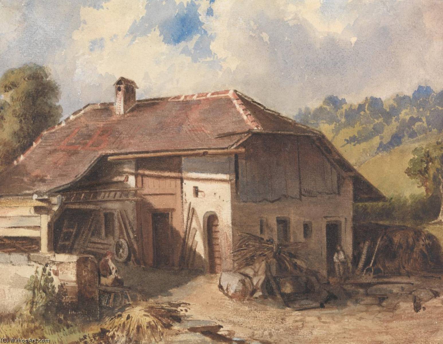 The Homestead — Abram Louis Buvelot