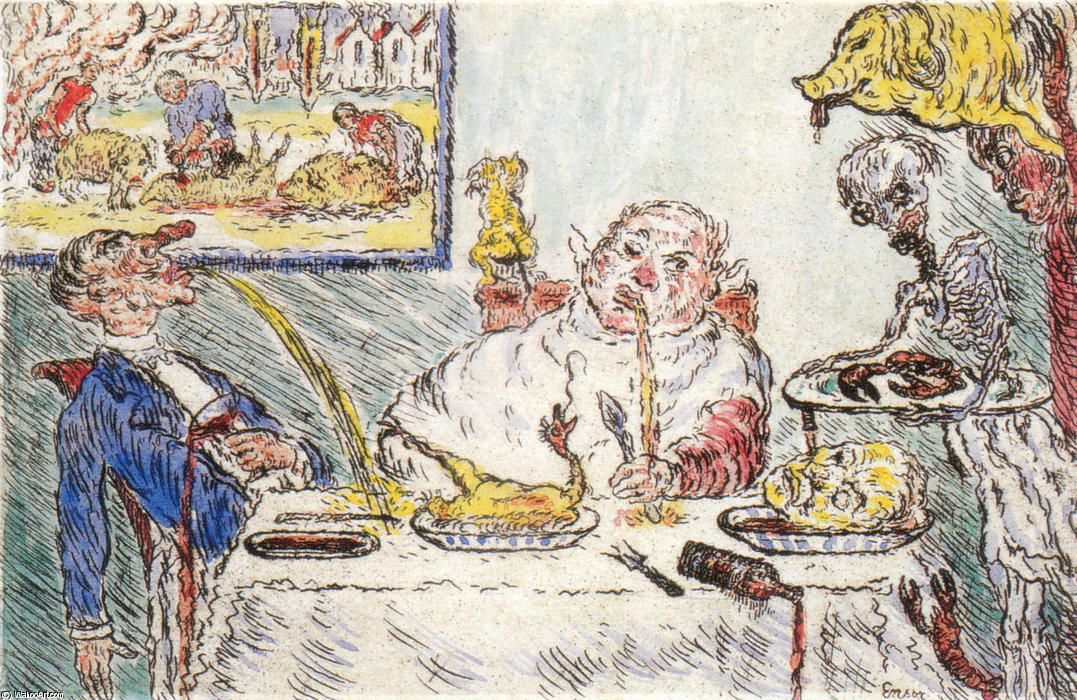 Gluttony — James Ensor