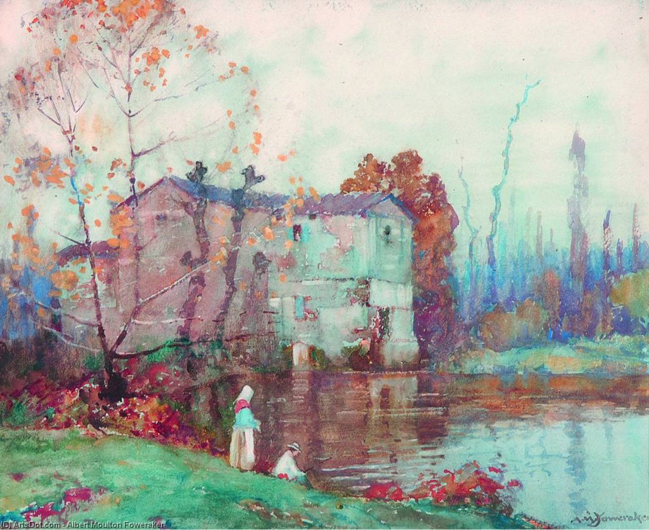 The Mill, Cordes, France — Albert Moulton Foweraker