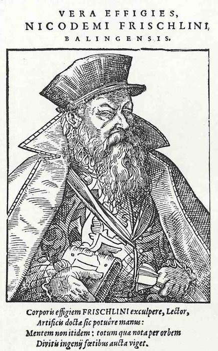 Nicodemus Frischlin — Tobias Stimmer