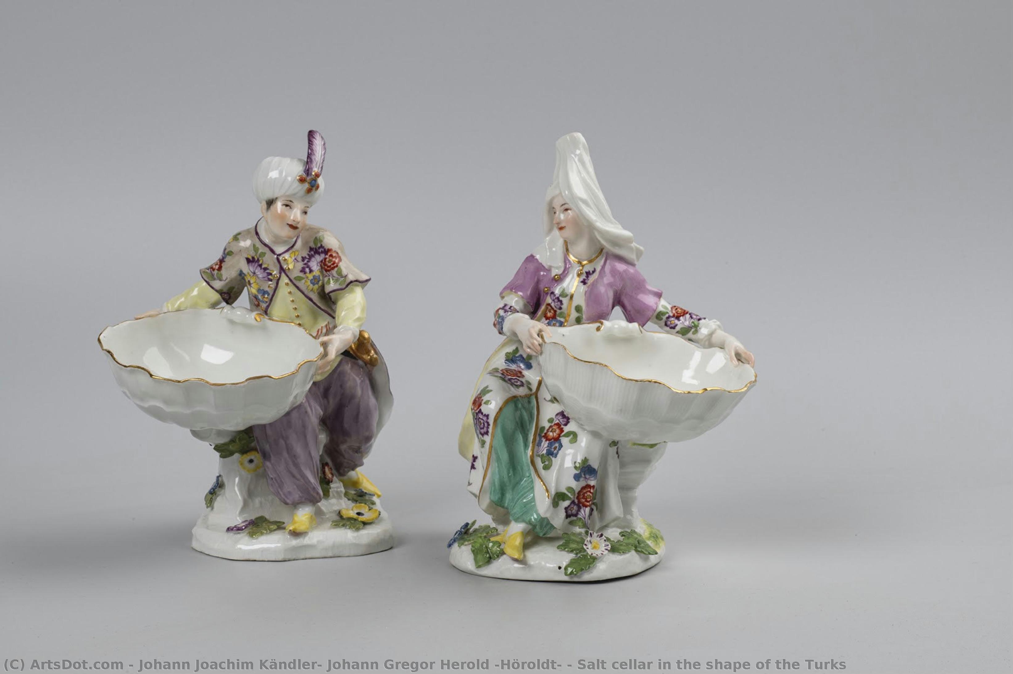 Salt Cellar In The Shape Of The Turks — Johann Joachim Kändler, Johann Gregor Herold (höroldt)