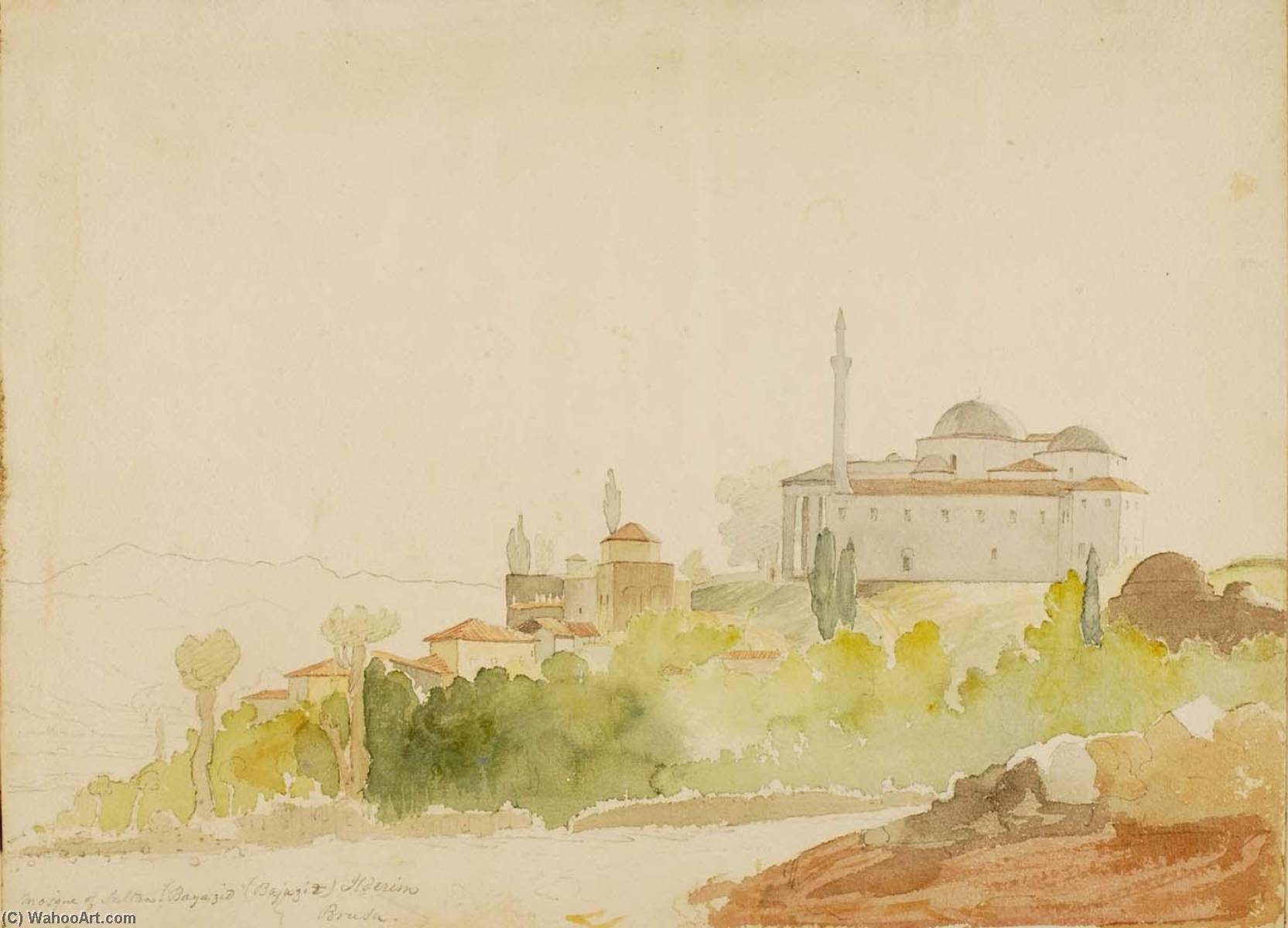 Mosque Of Sultan Bajazid I Derim, Brusa — Miner Kilbourne Kellogg
