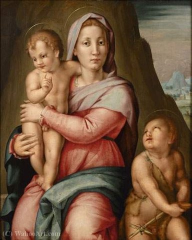 Madonna With Child And San Juanito — Pierfrancesco Di Jacopo Foschi