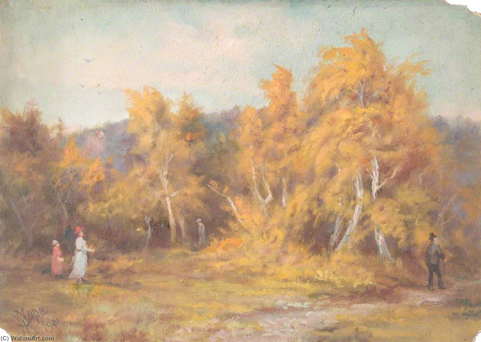 Autumn, Croham Hurst, Croydon, Surrey — William Henry Hope