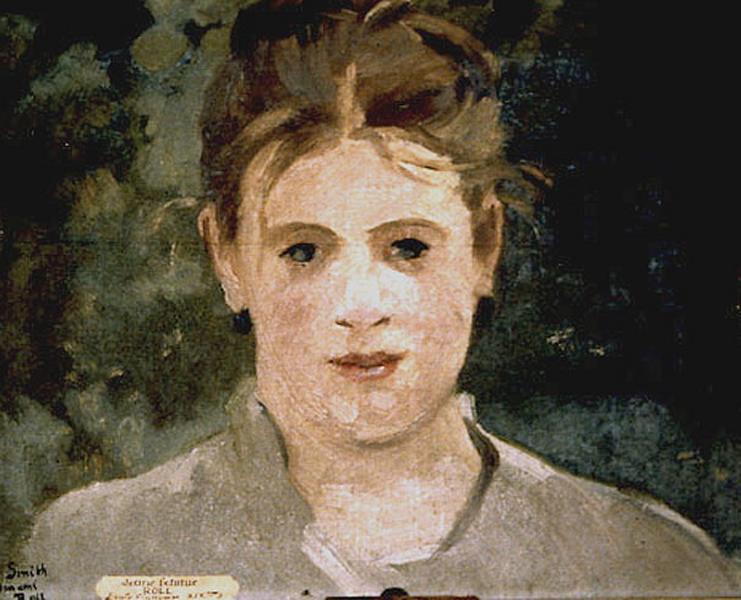 Portrait De Jeune Femme — Alfred Philippe Roll
