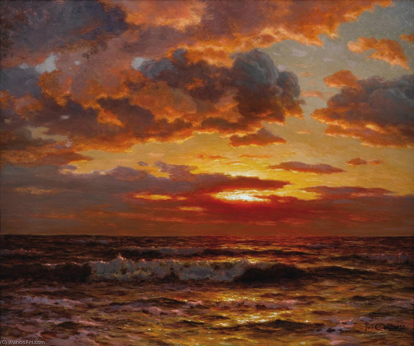Sunset — Ivan Fedorovich Choultse