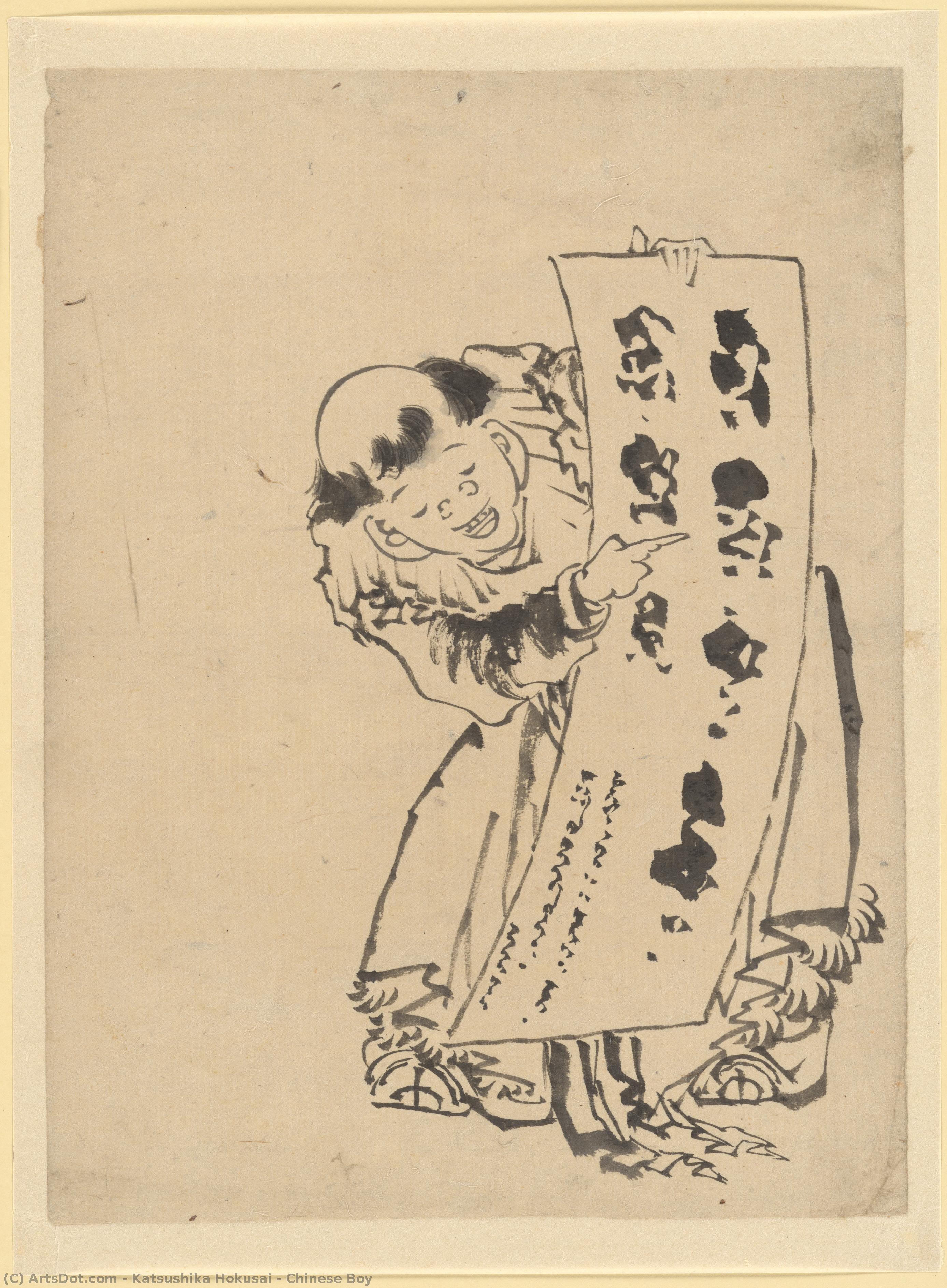 Chinese Boy — Katsushika Hokusai