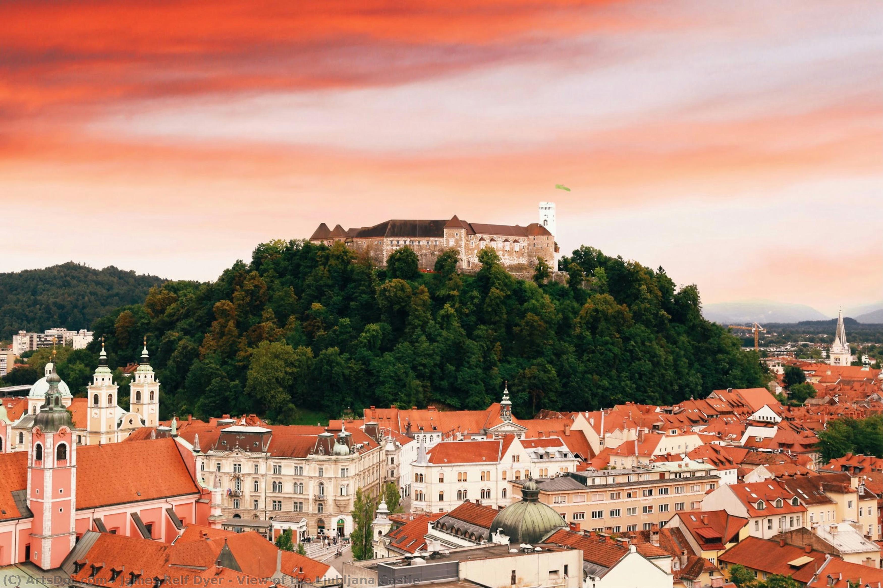 View Of The Ljubljana Castle — James Relf Dyer