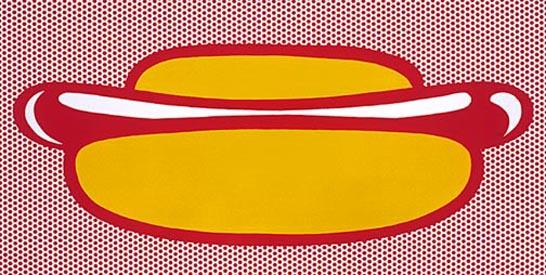 Hot Dog — Roy Lichtenstein