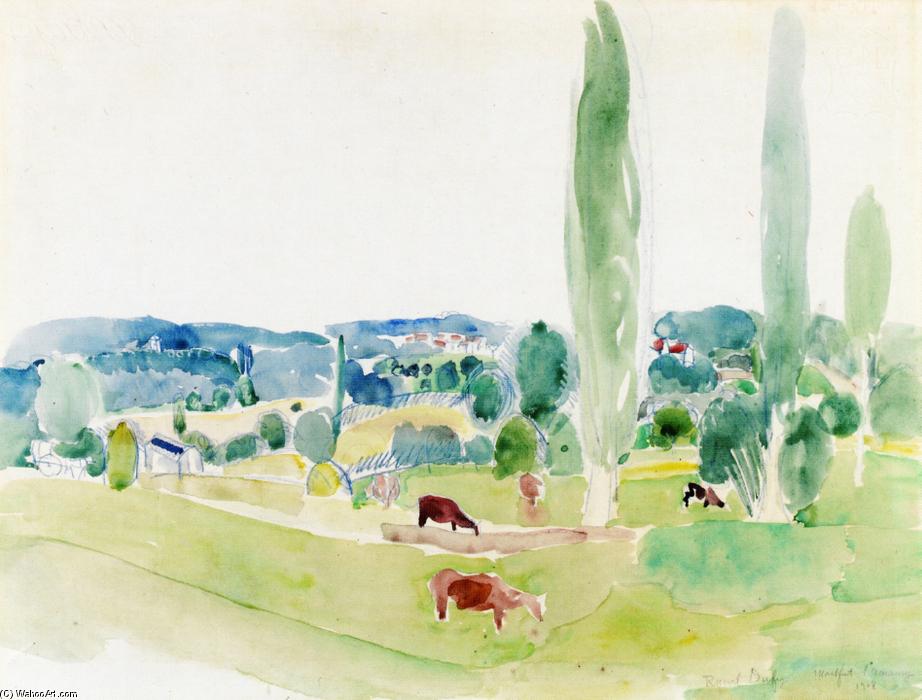 Landscape Of Montfort L Amaury — Raoul Dufy