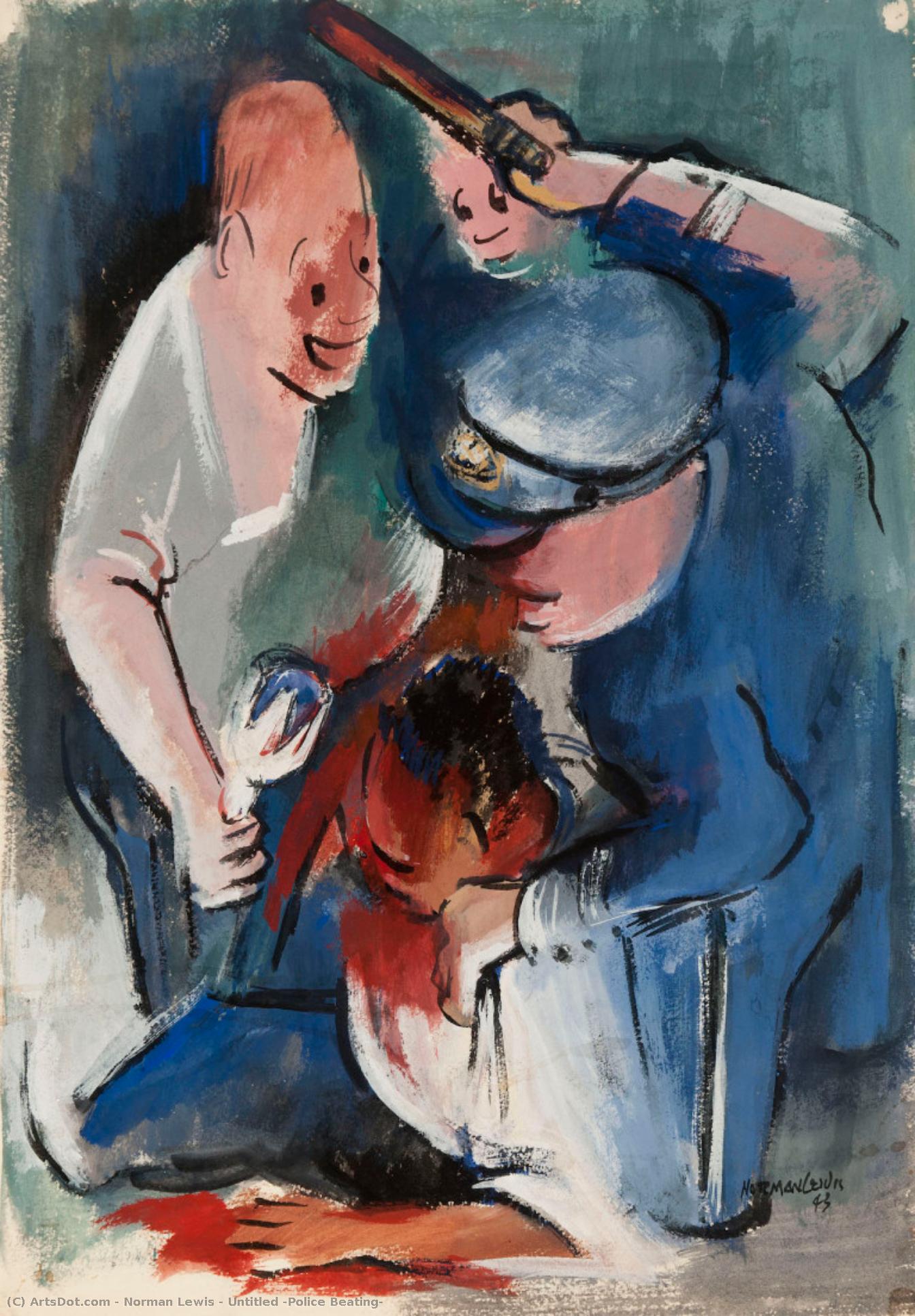 Untitled (police Beating) — Norman Lewis