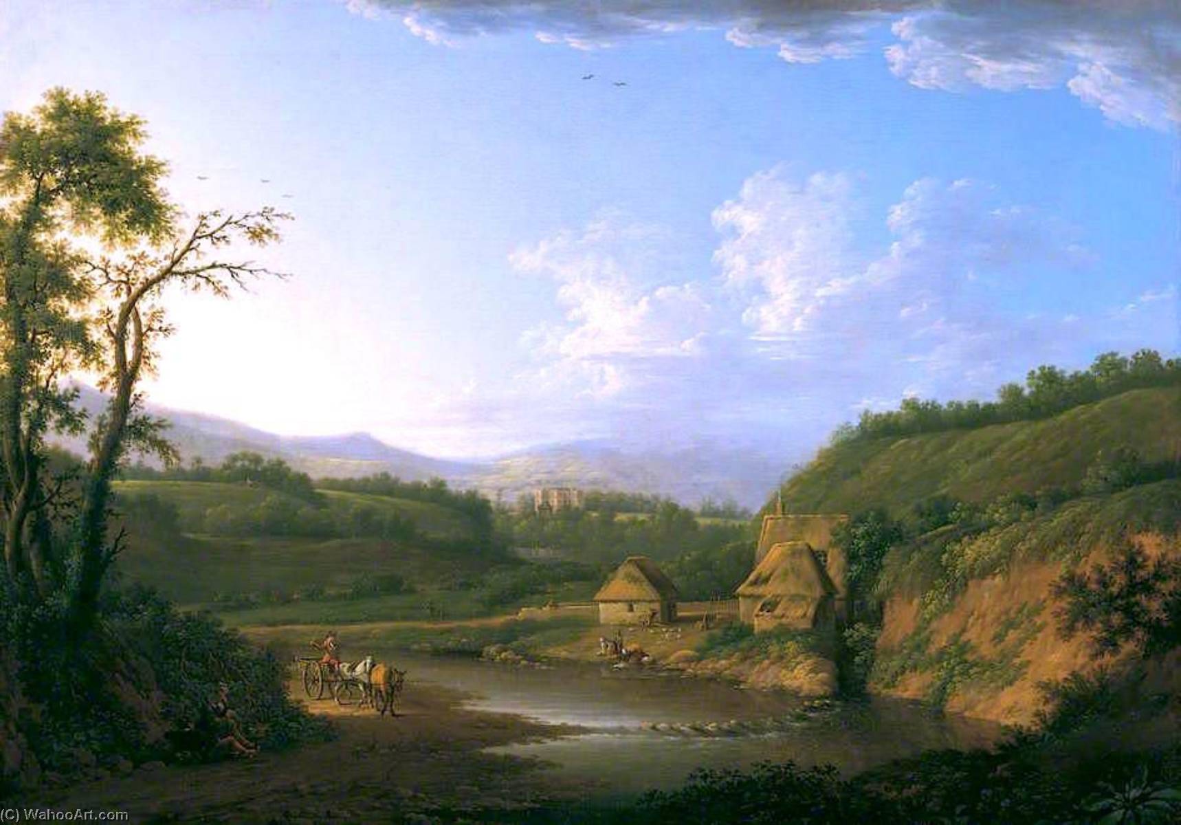 Landscape With A Castle — William Ashford
