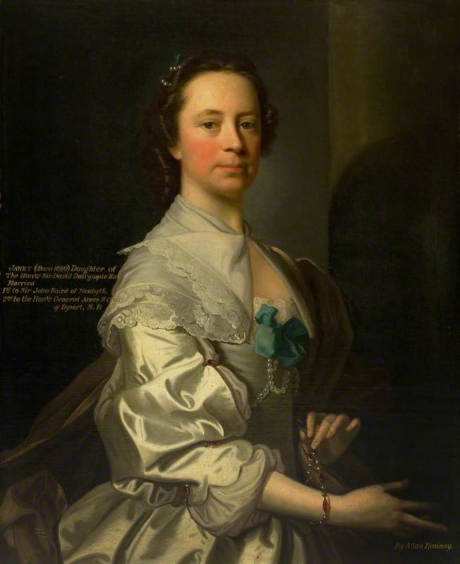 Janet, Daughter Of The Honourable Sir David Dalrymple, Bt — Allen Ramsay