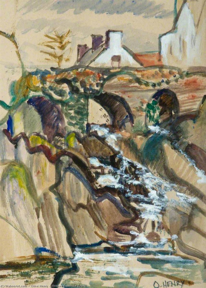 Houses From The Beach — Olive Henry