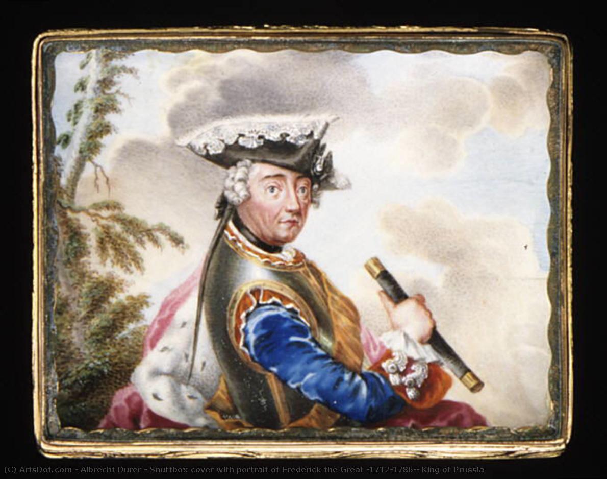 Snuffbox Cover With Portrait Of Frederick The Great (1712–1786), King Of Prussia — Albrecht Dürer