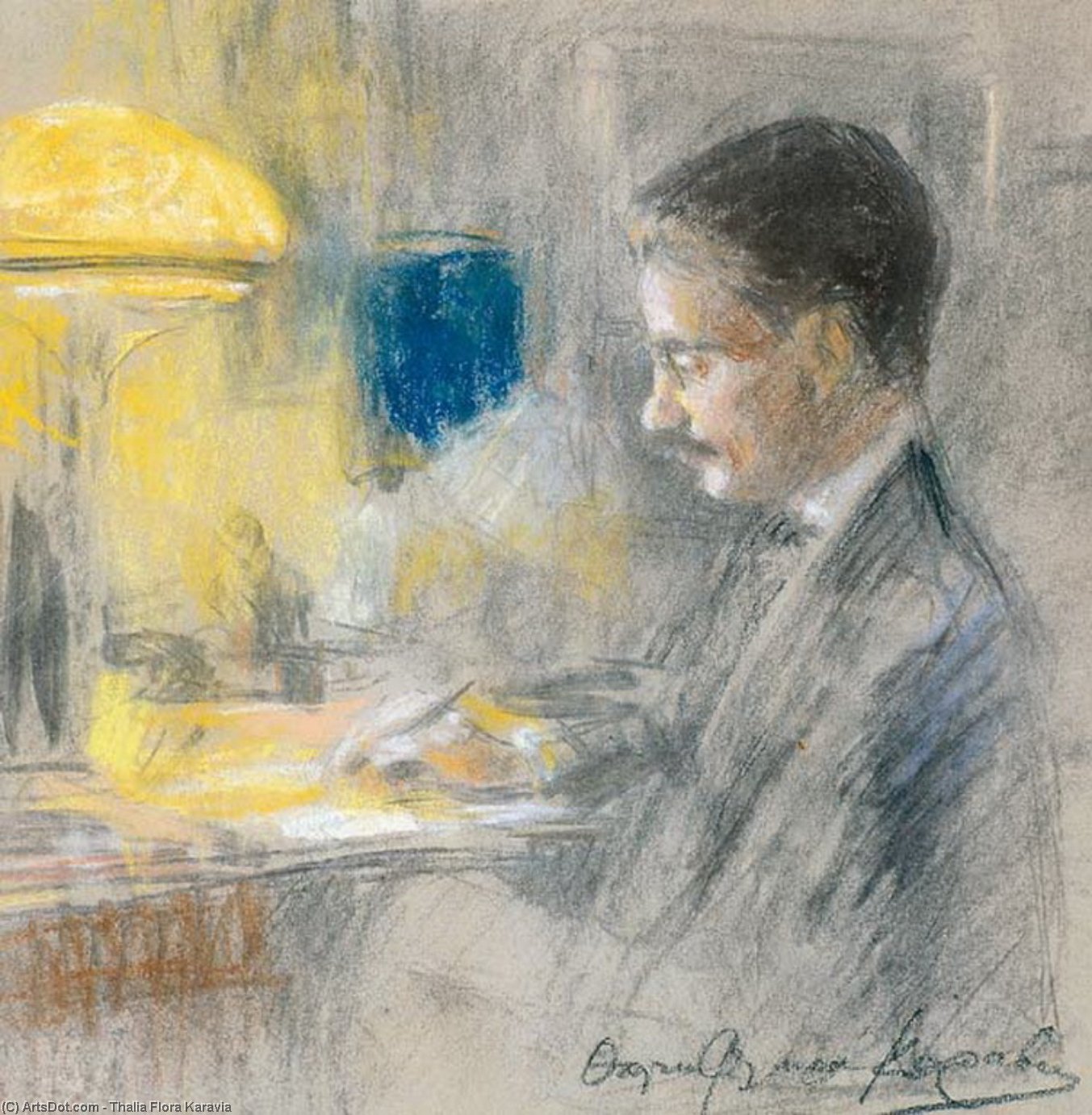 Portrait Of A Man — Thalia Flora Karavia