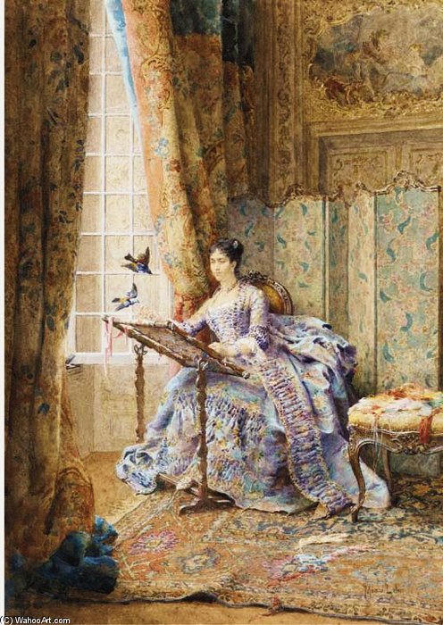 The Feathered Visitors — Maurice Leloir