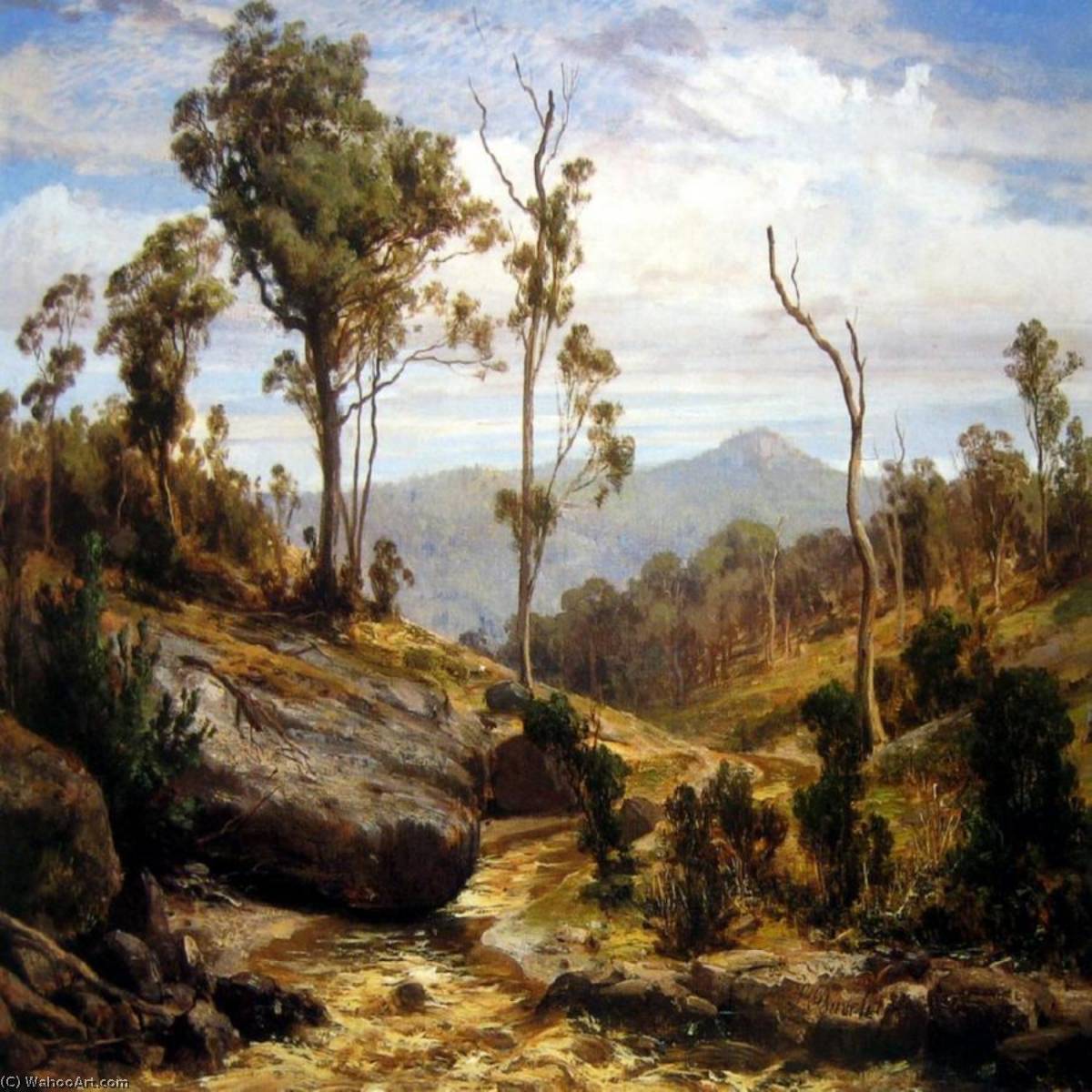 Near Beechworth — Abram-louis Buvelot